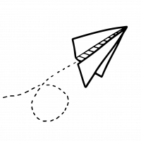 pictogramme de la colloc avion en lettre