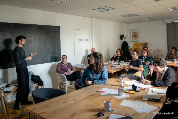 photo prise lors de l'événement MEQI 2025 à la Colloc, où l'entreprise Vénétis donnait un atelier.