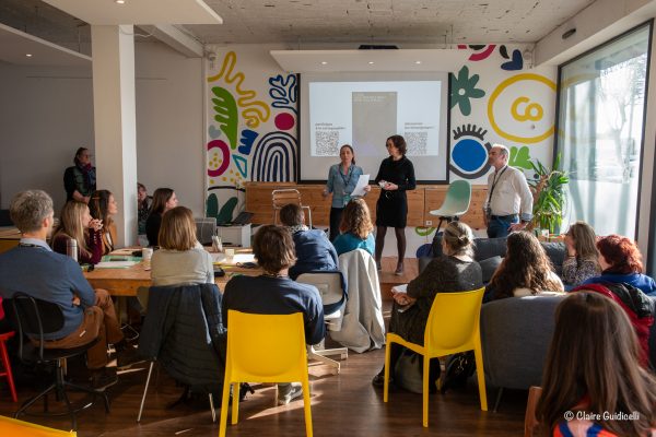 photo prise lors de l'événement MEQI 2025 à la Colloc, où l'atelier portait sur la cartographie du pays de Lorient.